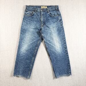 Vintage Buckley Bay Jeans 805 Men's 36x26 S Actual 34x26 Baggy Faded Y2K Grunge